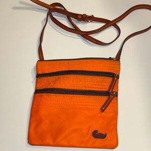 Dooney & Bourke Orange Nylon Crossbody